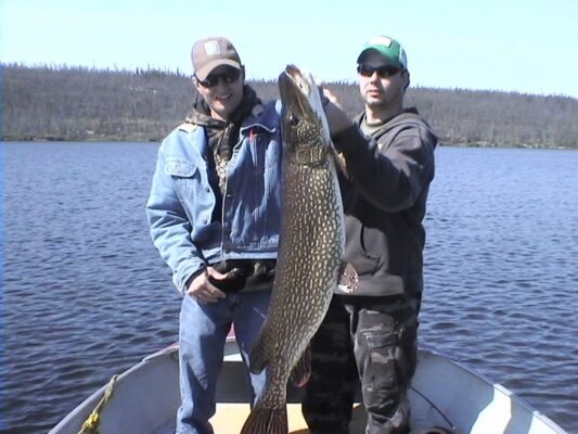 Holding a Trophy Northern Pike