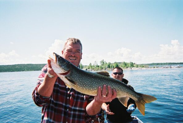 Fishing on Reindeer Lake