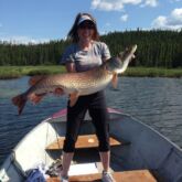 Northern Pike caught in Reindeer Lake