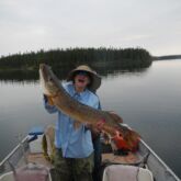 Big Northern Pike from Reindeer Lake