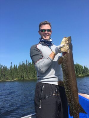 Fishing for Northern Pike in Reindeer Lake