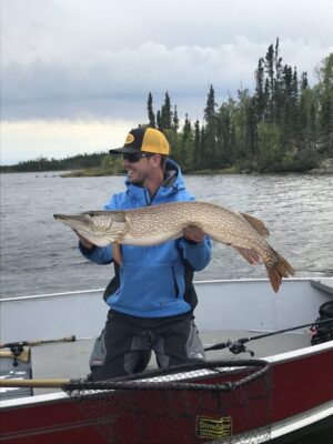 Northern Pike caught in Reindeer Lake