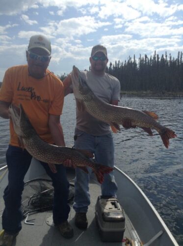 2 Men, 2 Northern Pike